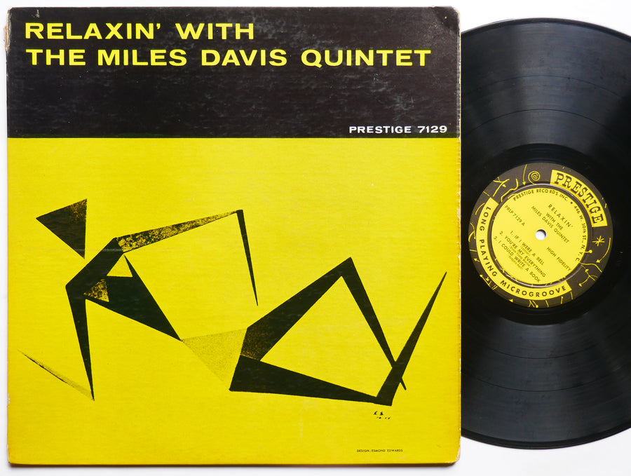 MILES DAVIS Quintet Relaxin' LP PRESTIGE 7129 US 1958 MONO W.50th John Coltrane