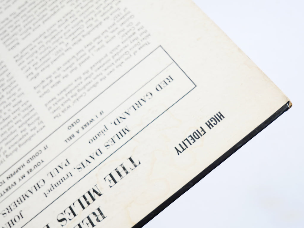 MILES DAVIS Quintet Relaxin' LP PRESTIGE 7129 US 1958 MONO W.50th John Coltrane