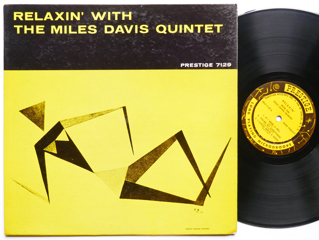 MILES DAVIS Quintet Relaxin' LP PRESTIGE 7129 US 1958 MONO W.50th John Coltrane