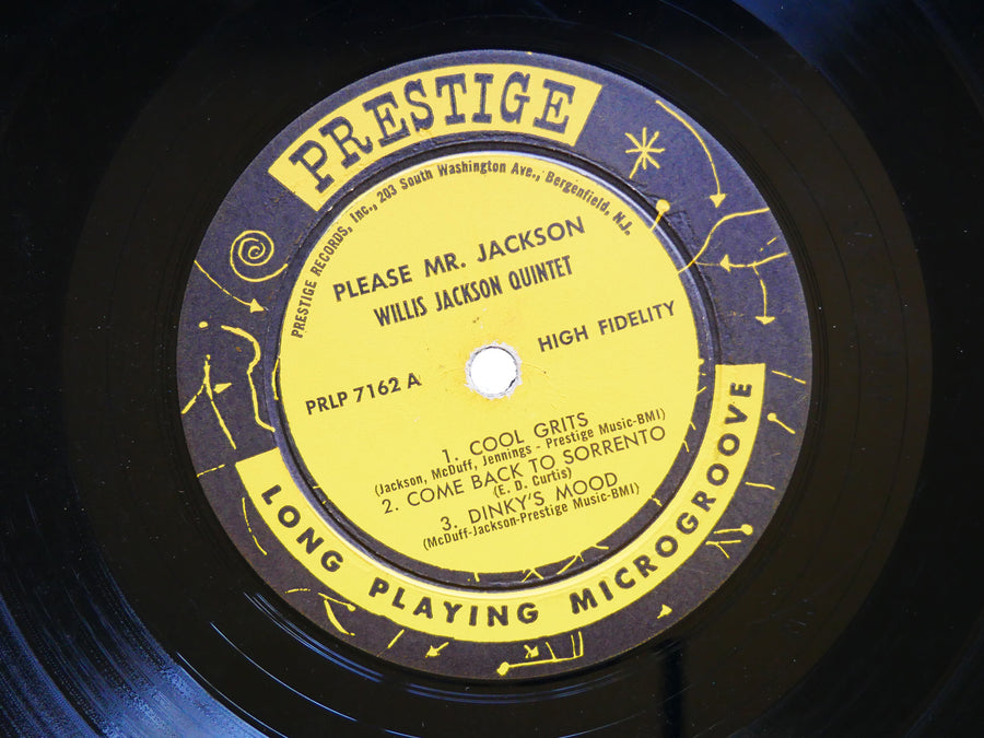 WILLIS JACKSON Quintet Please Mr. Jackson LP PRESTIGE PRLP 7162 US 1959 RVG MONO