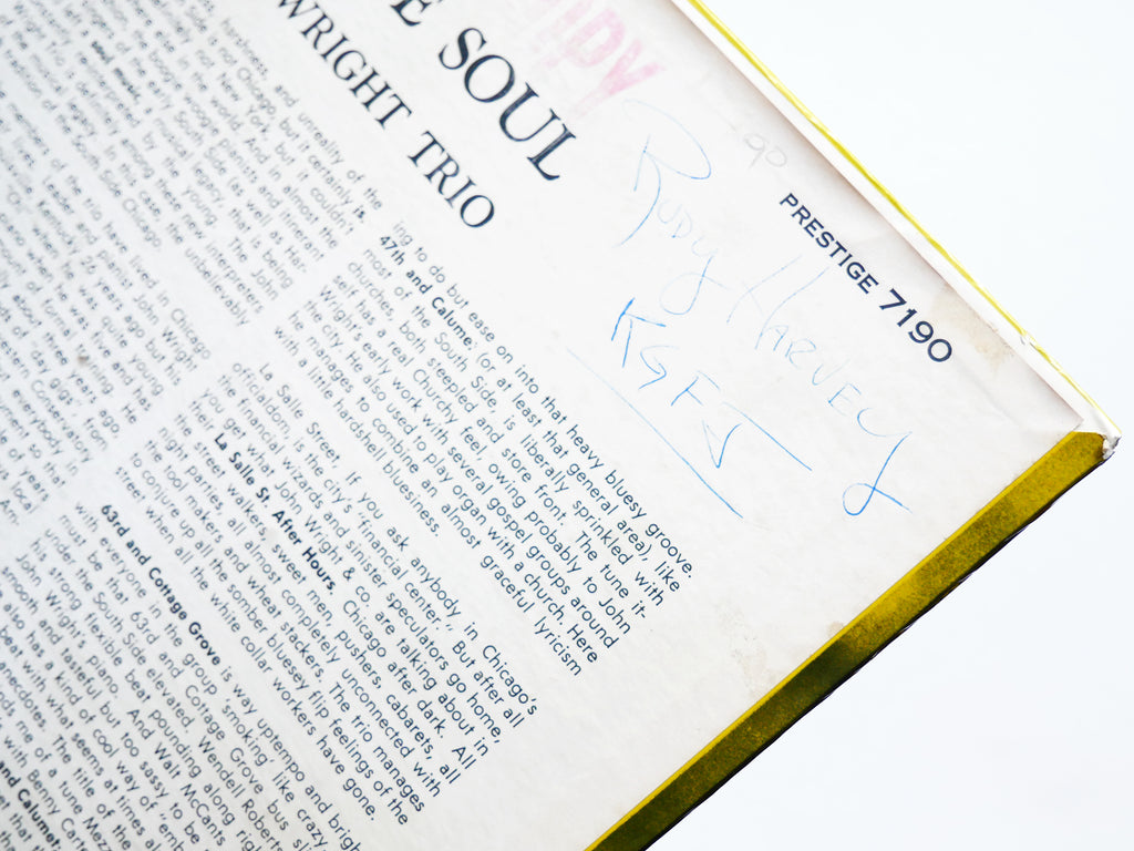 JOHN WRIGHT TRIO South Side Soul LP PRESTIGE PRLP 7190 US 1960 NJ DG MONO JAZZ