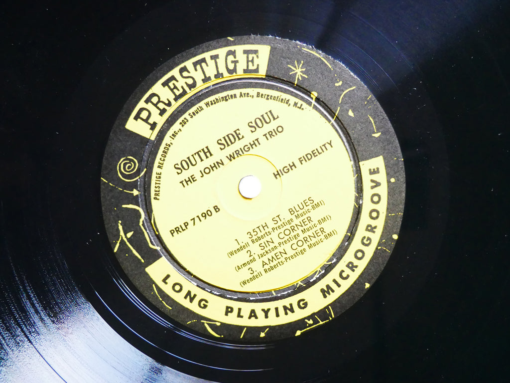 JOHN WRIGHT TRIO South Side Soul LP PRESTIGE PRLP 7190 US 1960 NJ DG MONO JAZZ