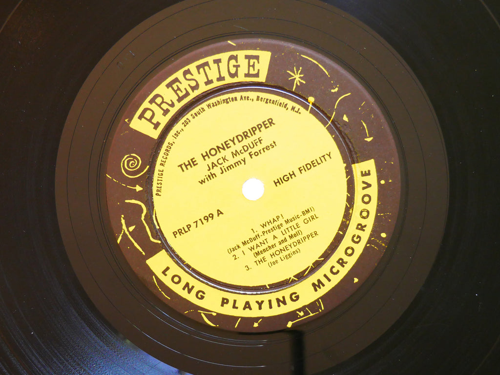 JACK MCDUFF The Honeydripper LP PRESTIGE 7199 US 1961 NJ RVG DG MONO Grant Green