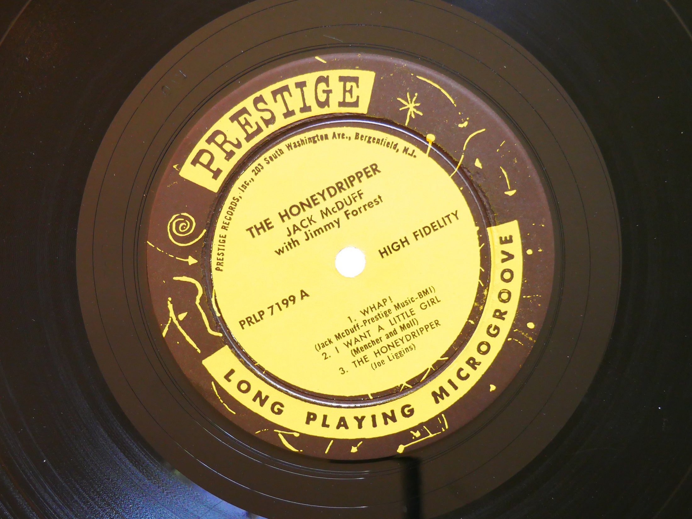 JACK MCDUFF The Honeydripper LP PRESTIGE 7199 US 1961 NJ RVG DG MONO Grant Green