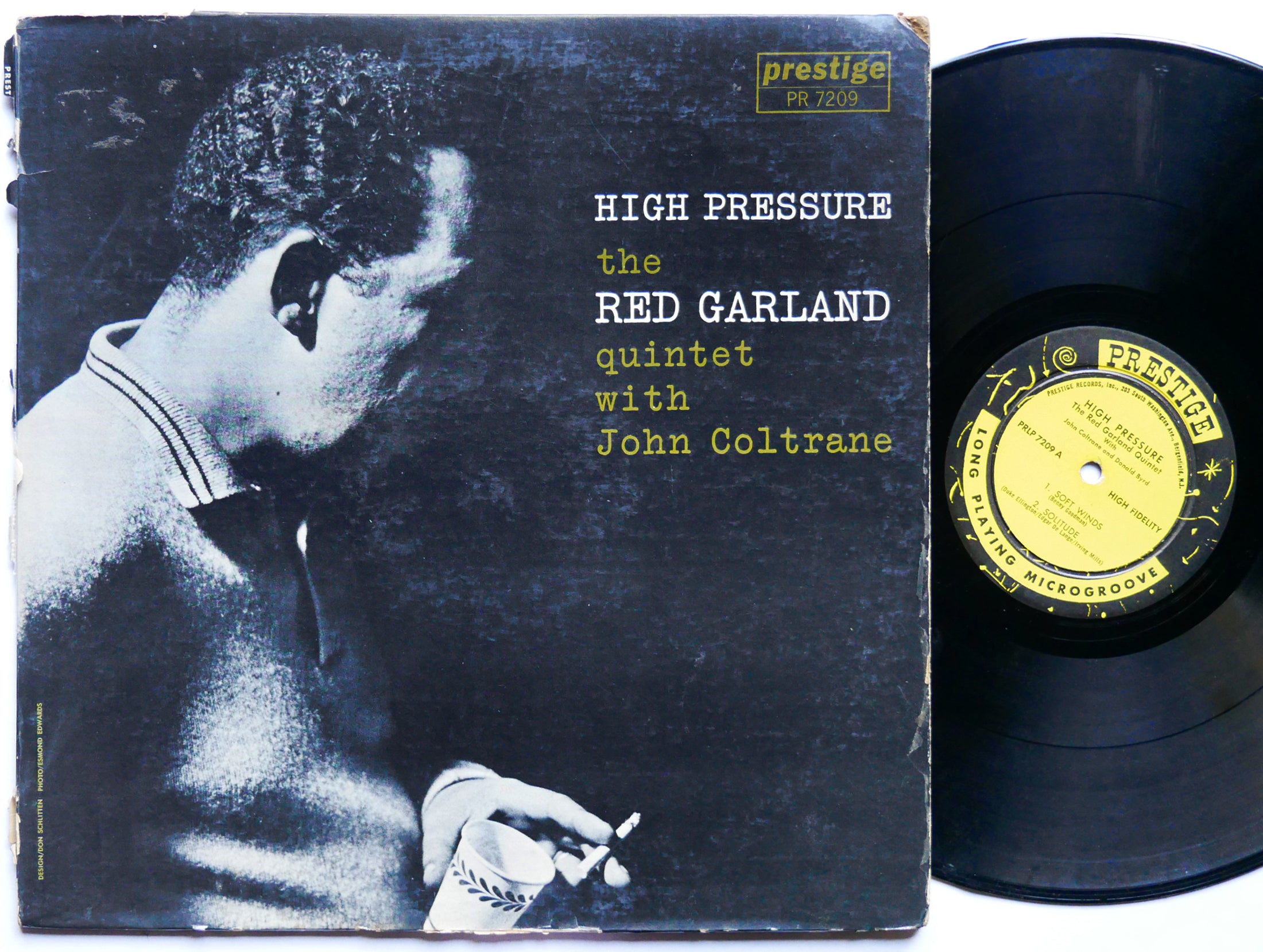 RED GARLAND JOHN COLTRANE DONALD BYRD High Pressure LP PRESTIGE PRLP 7209 MONO