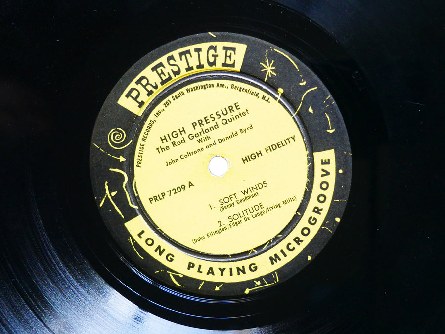 RED GARLAND JOHN COLTRANE DONALD BYRD High Pressure LP PRESTIGE PRLP 7209 MONO