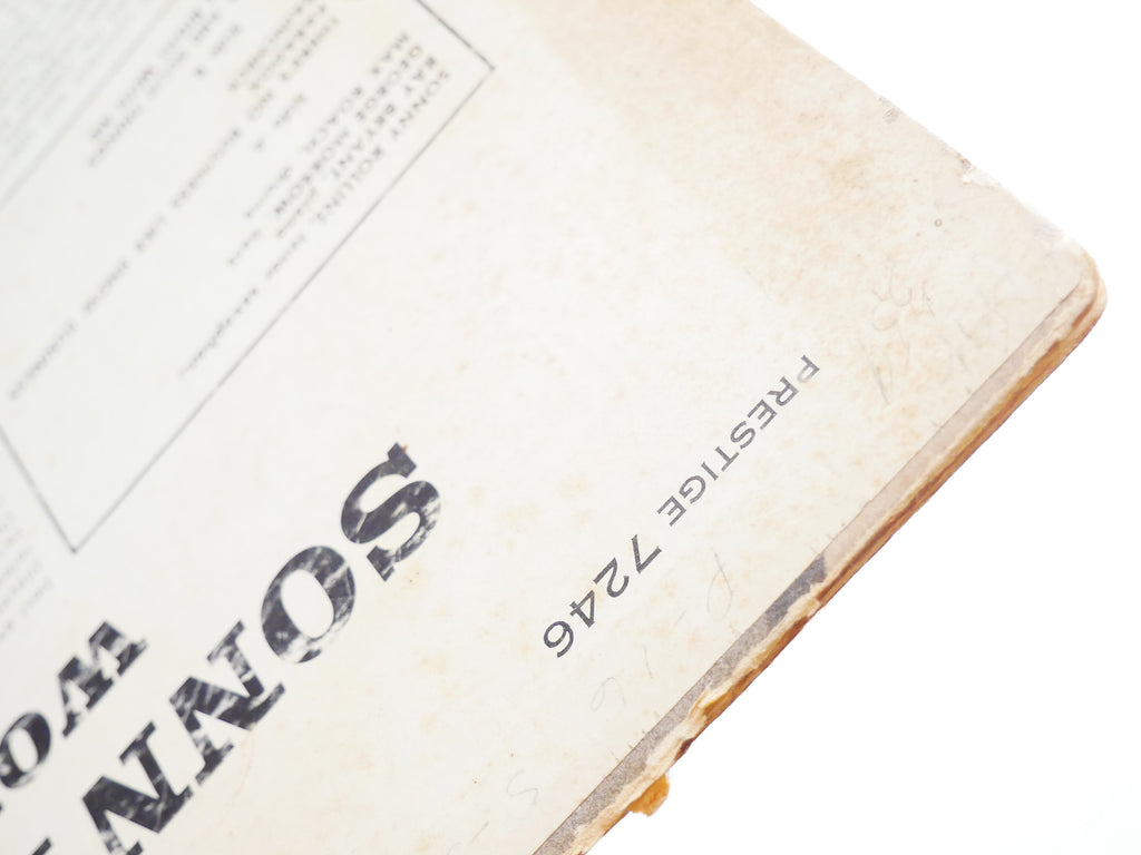 SONNY ROLLINS Worktime LP PRESTIGE PRLP 7246 US 1962 NJ RVG MONO Max Roach