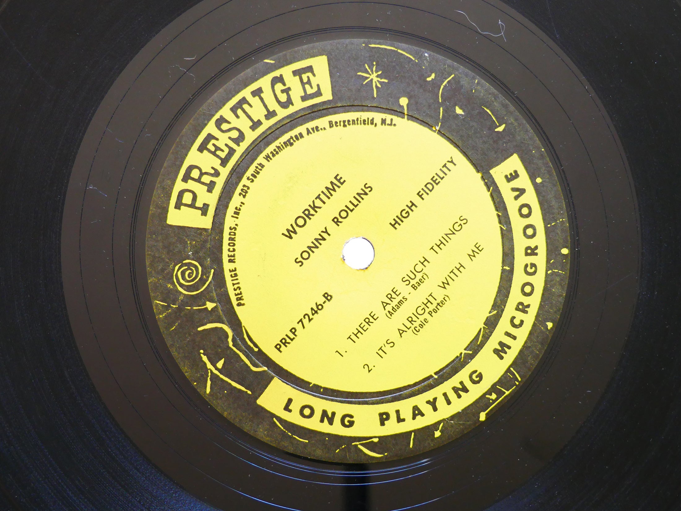 SONNY ROLLINS Worktime LP PRESTIGE PRLP 7246 US 1962 NJ RVG MONO Max Roach