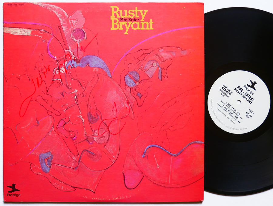 RUSTY BRYANT Fire Eater LP PRESTIGE P-10014 US 1971 PROMO Idris Muhammad VG+
