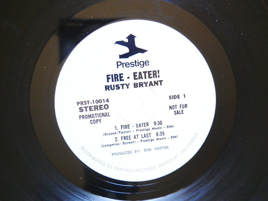 RUSTY BRYANT Fire Eater LP PRESTIGE P-10014 US 1971 PROMO Idris Muhammad VG+