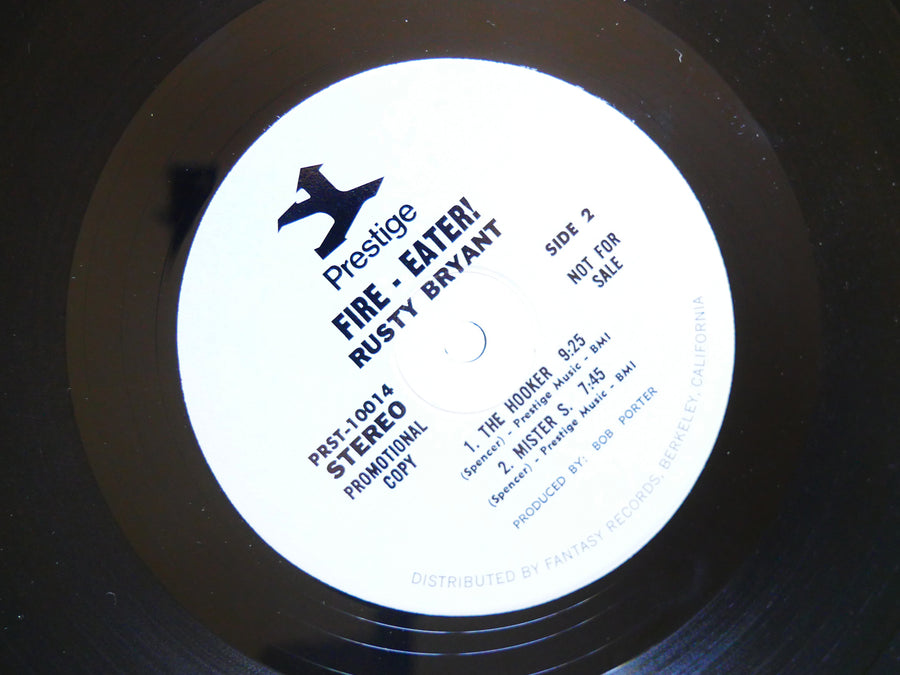 RUSTY BRYANT Fire Eater LP PRESTIGE P-10014 US 1971 PROMO Idris Muhammad VG+