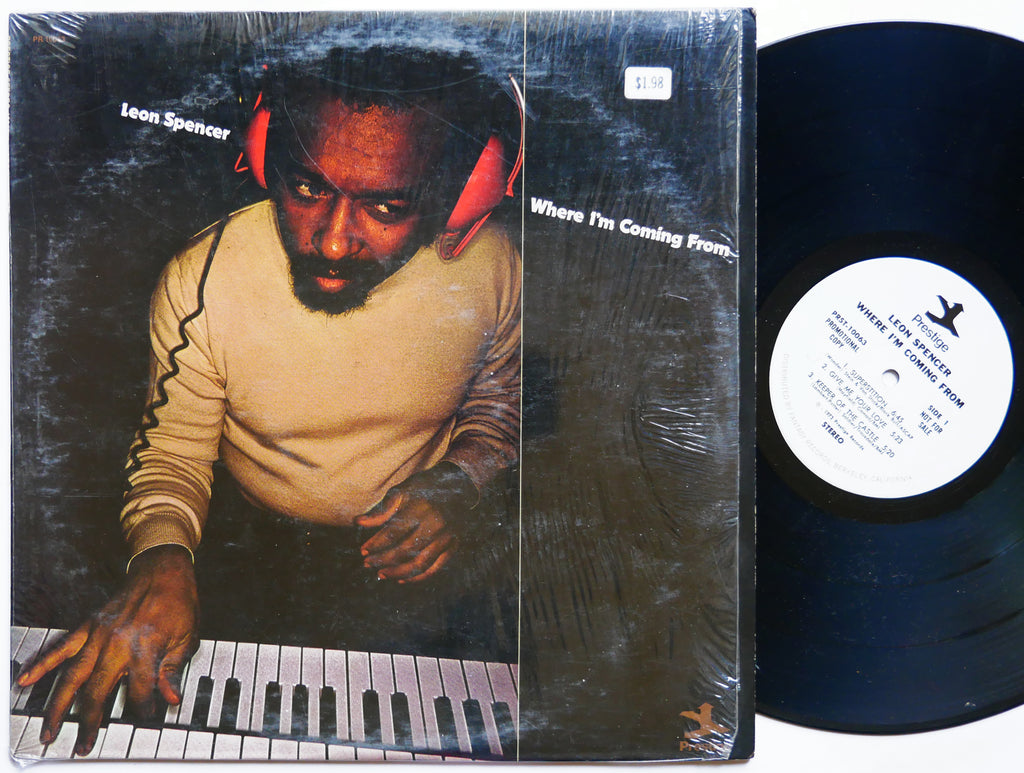 LEON SPENCER Where I'm Coming From LP PRESTIGE PRST-10063 US 1973 Melvin Sparks