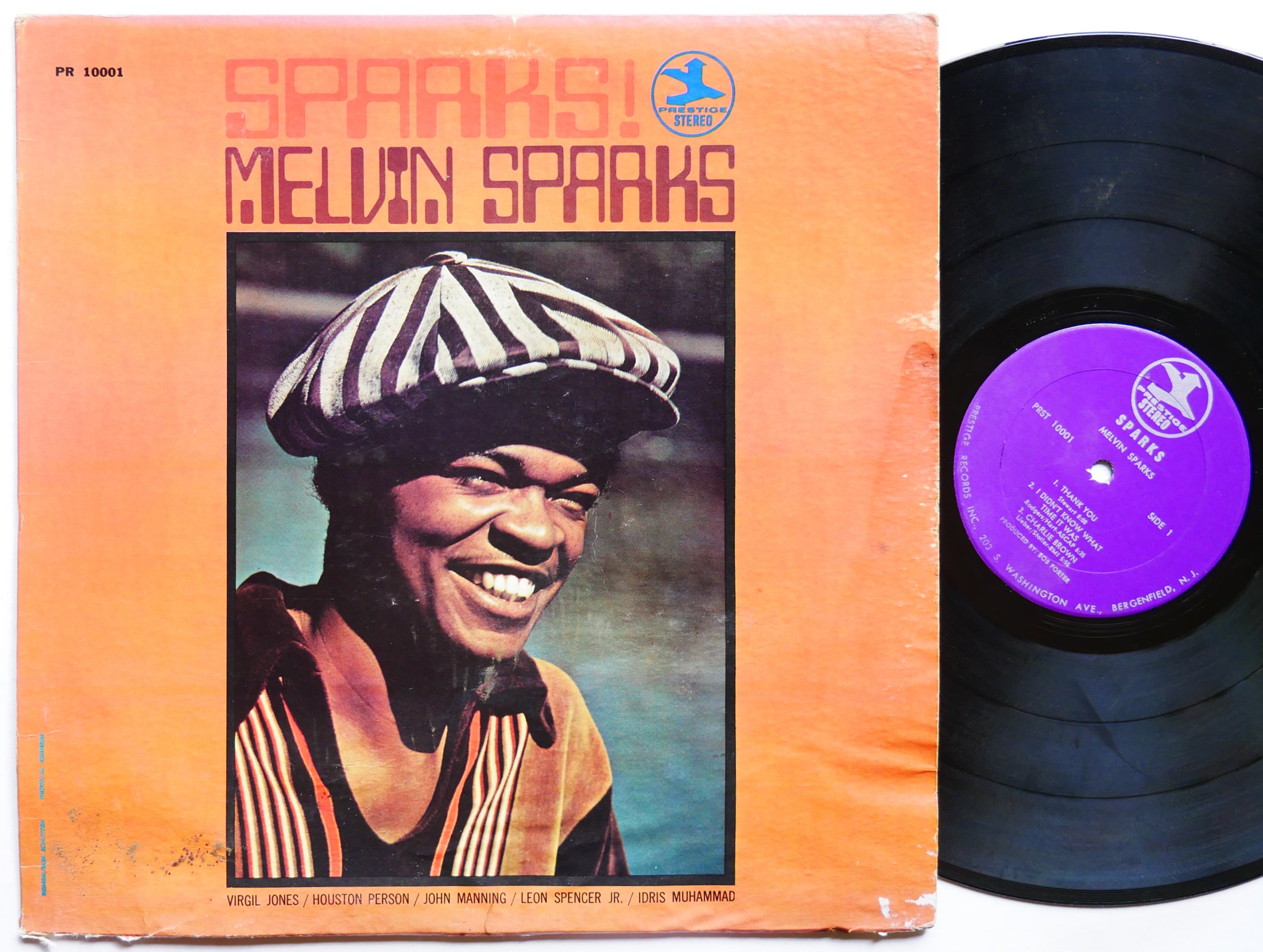 MELVIN SPARKS Sparks! LP PRESTIGE PRST 10001 Idris Muhammad Leon