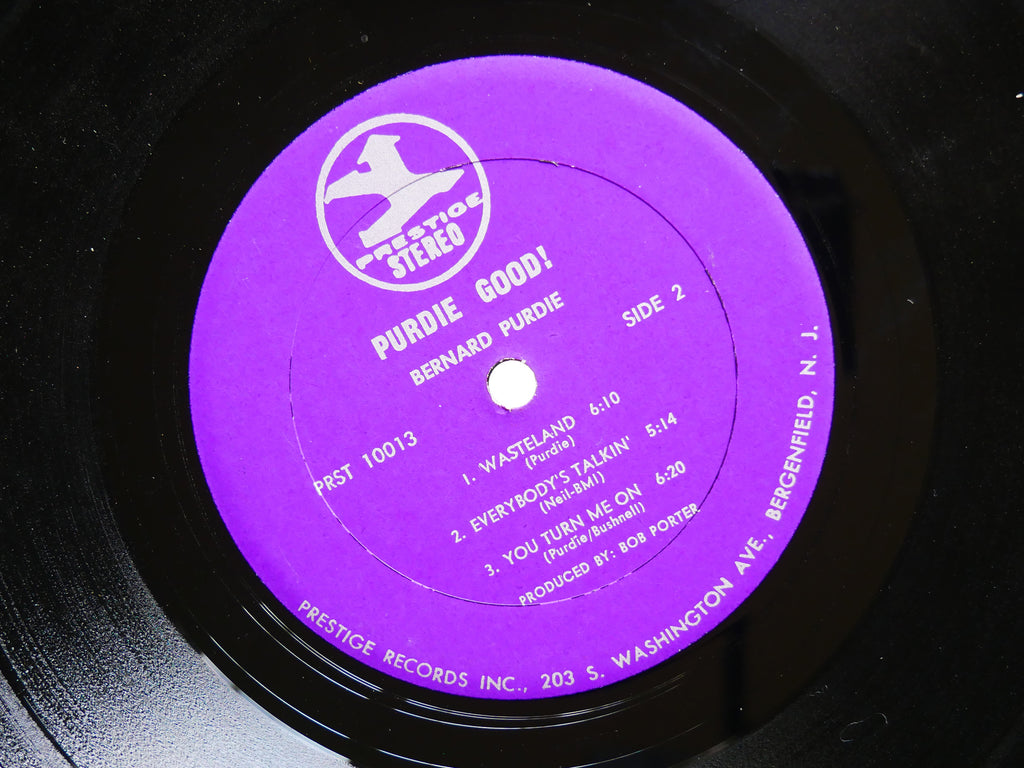 BERNARD PURDIE Purdie Good! LP PRESTIGE PRST 10013 US 1971 RVG JAZZ FUNK