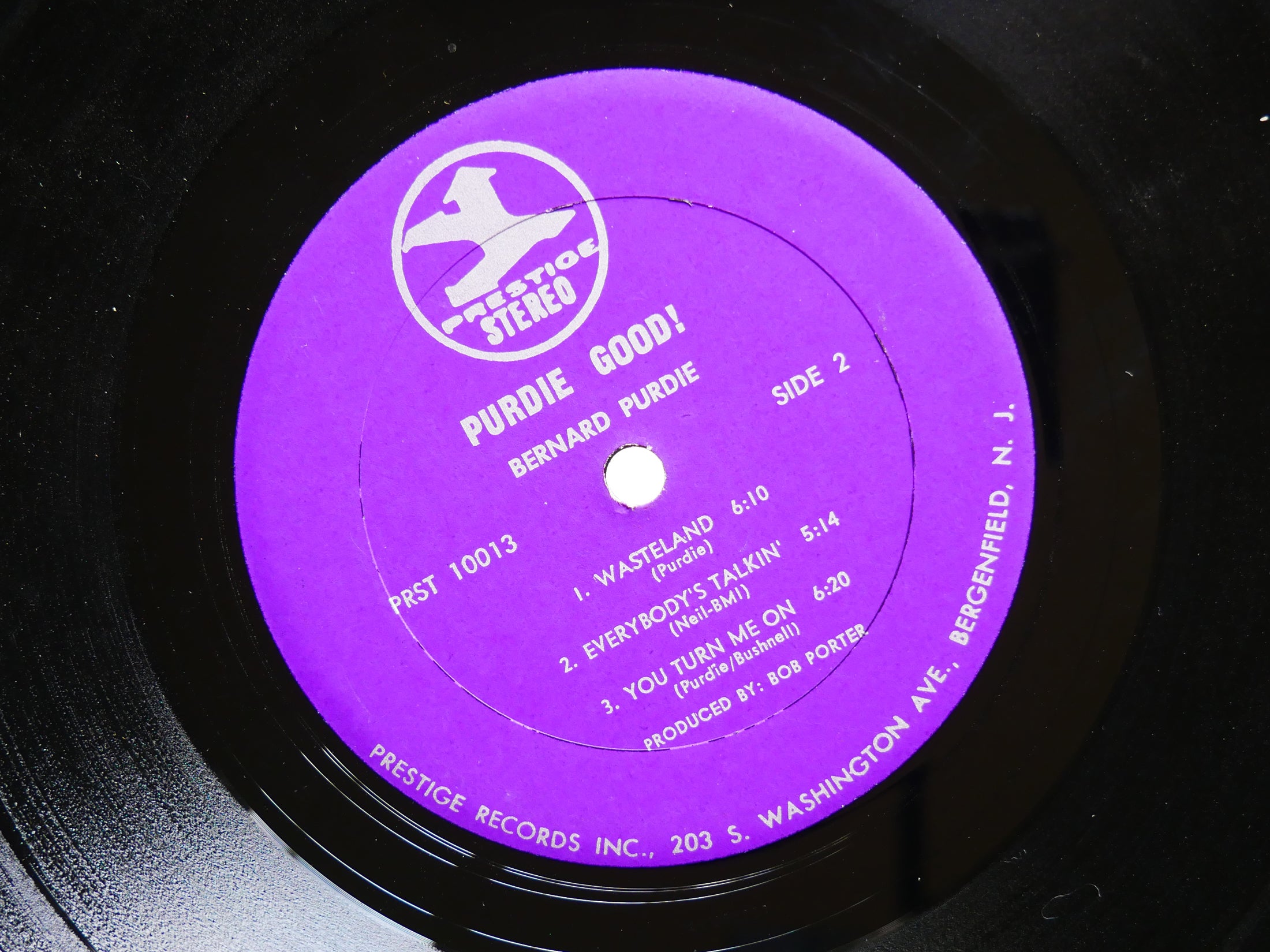 BERNARD PURDIE Purdie Good! LP PRESTIGE PRST 10013 US 1971 RVG JAZZ FUNK
