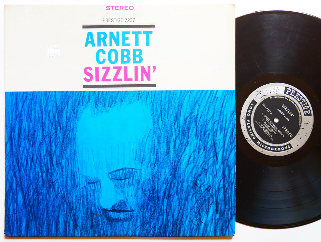 ARNETT COBB Sizzlin' LP PRESTIGE PRST 7227 US 1962 RVG Red Garland George Tucker