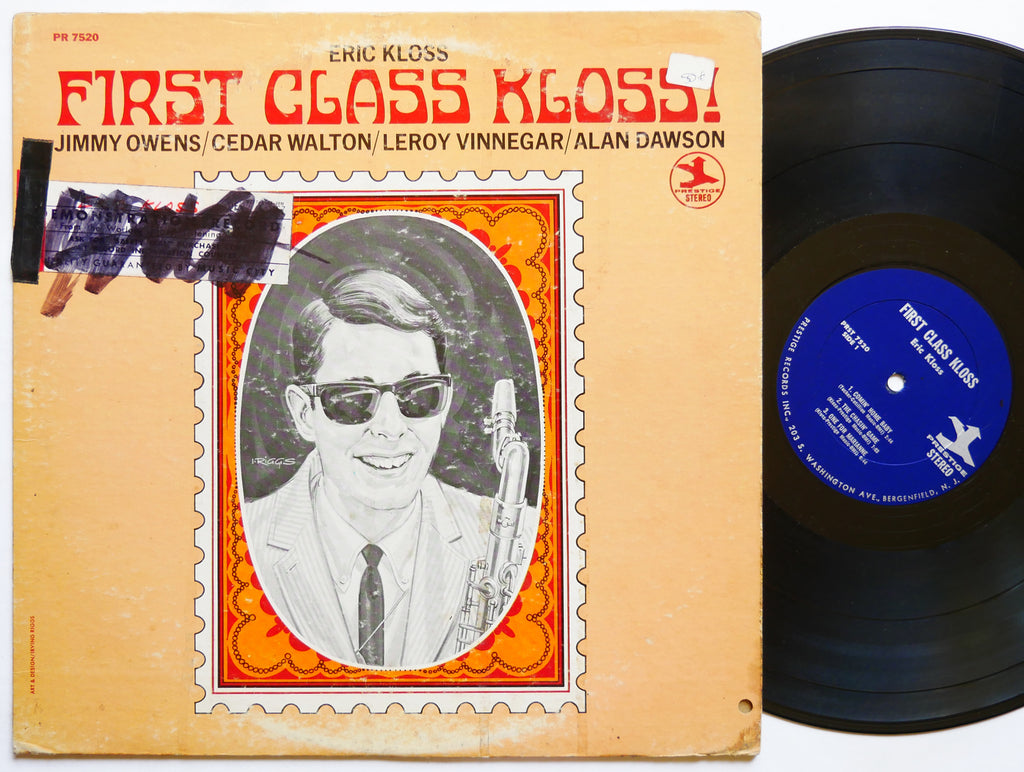 ERIC KLOSS First Class Kloss! LP PRESTIGE PRST 7520 US 1967 Cedar Walton