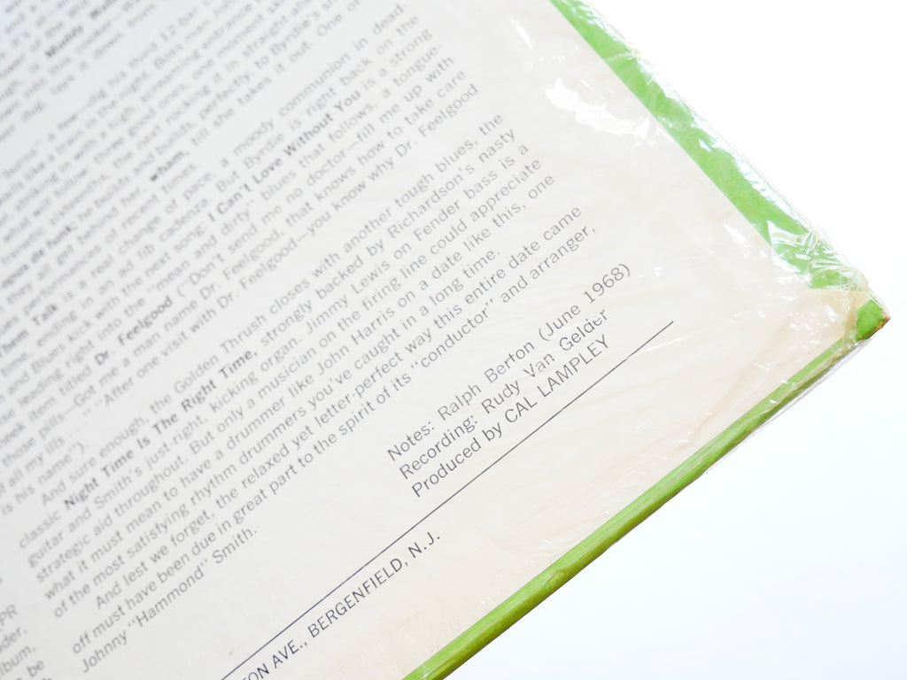 BYRDIE GREEN Sister Byrdie! LP PRESTIGE PRST 7574 US 1968 Johnny Hammond Smith