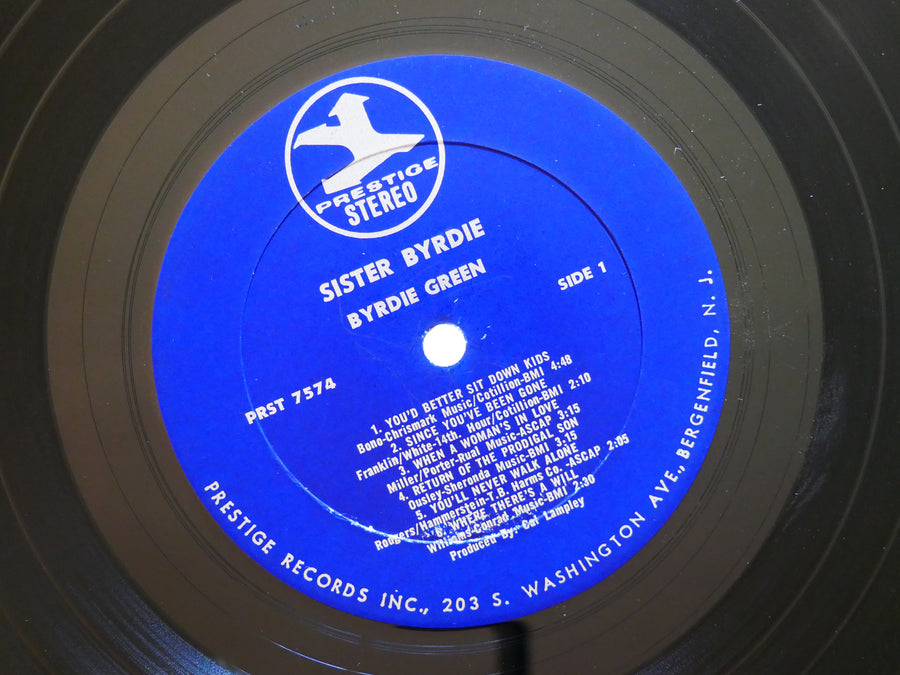 BYRDIE GREEN Sister Byrdie! LP PRESTIGE PRST 7574 US 1968 Johnny Hammond Smith