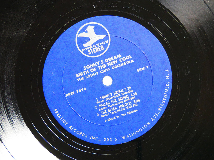 SONNY CRISS Sonny's Dream LP PRESTIGE 7576 US '68 Horace Tapscott Tommy Flanagan