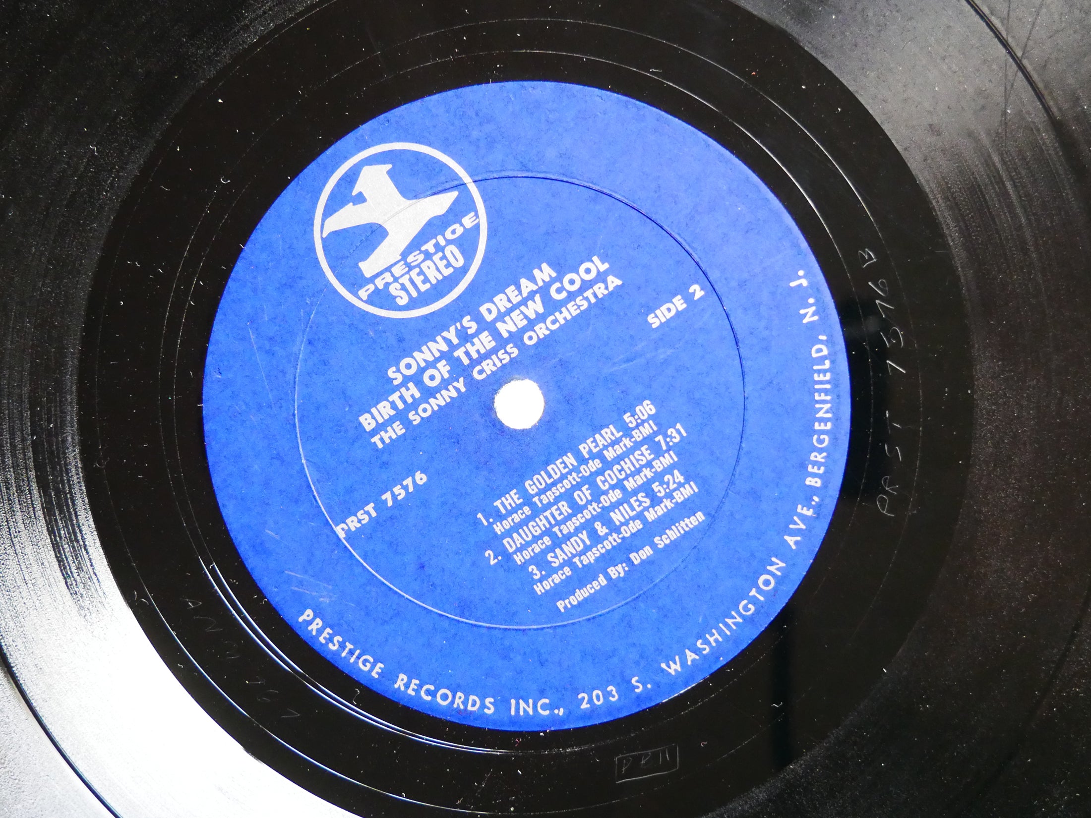 SONNY CRISS Sonny's Dream LP PRESTIGE 7576 US '68 Horace Tapscott Tommy Flanagan