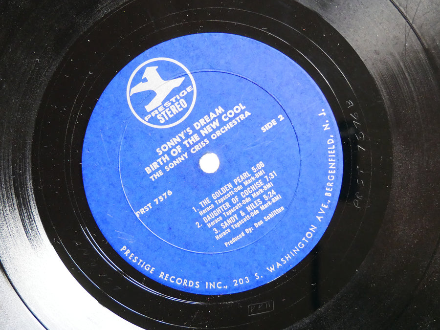 SONNY CRISS Sonny's Dream LP PRESTIGE 7576 US '68 Horace Tapscott Tommy Flanagan