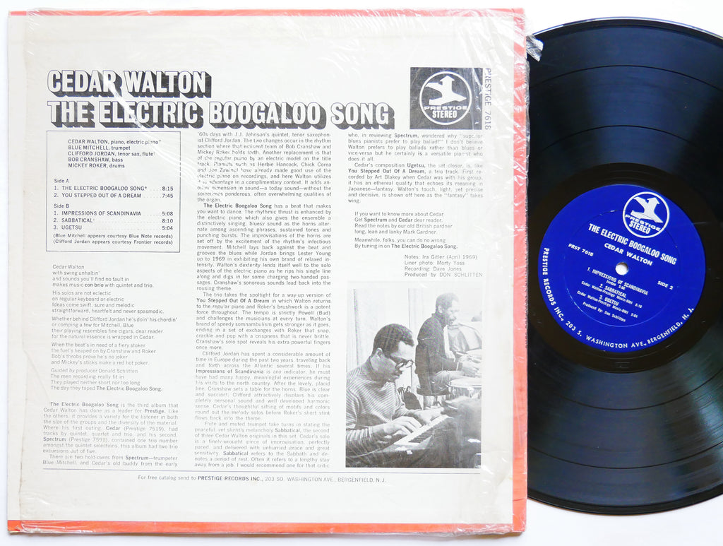CEDAR WALTON The Electric Boogaloo Song LP PRESTIGE 7618 US 1969 Clifford Jordan
