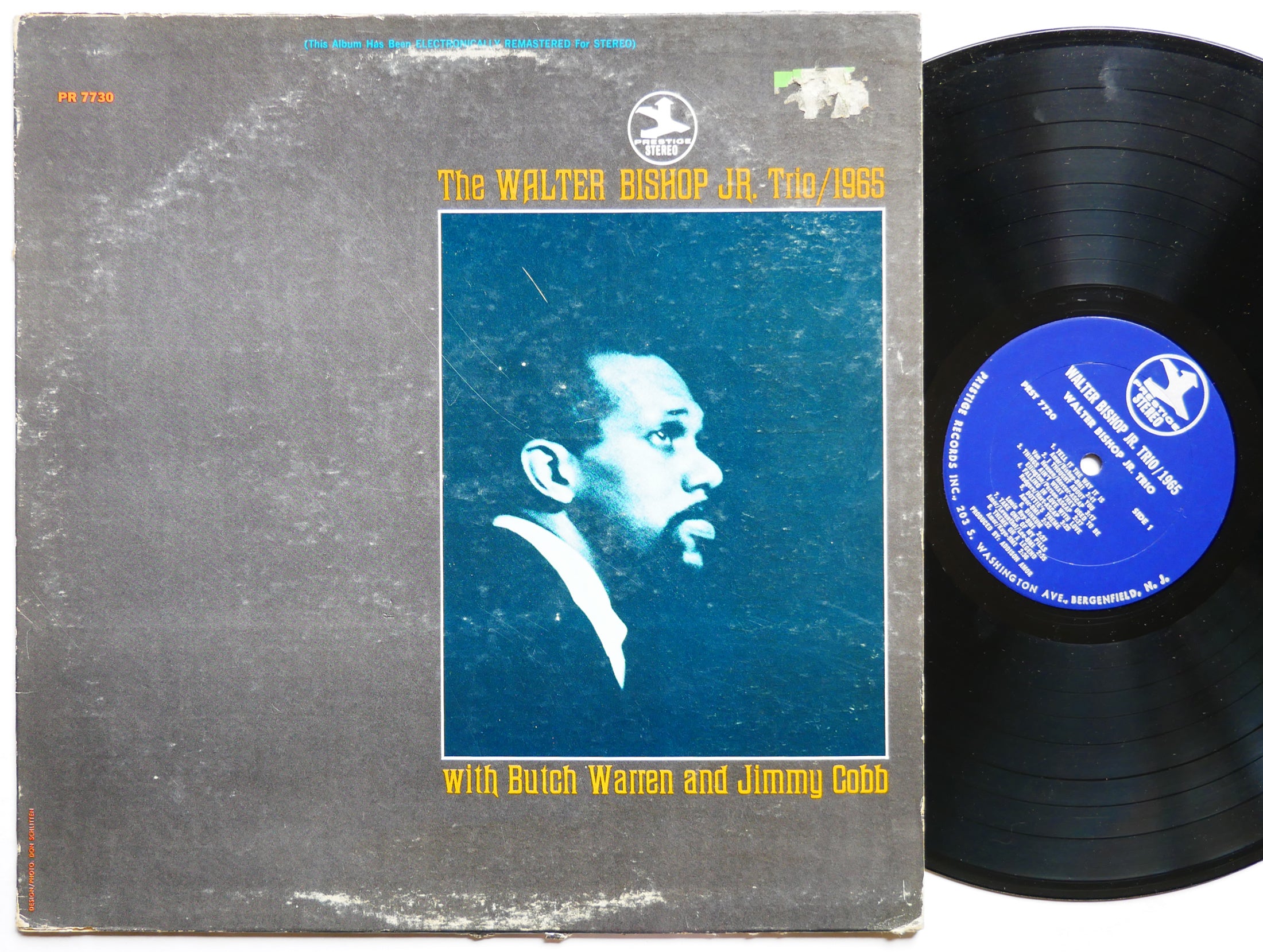 WALTER BISHOP JR. Trio 1965 LP PRESTIGE PRST7730 US 1970 Jimmy Cobb Butch Warren