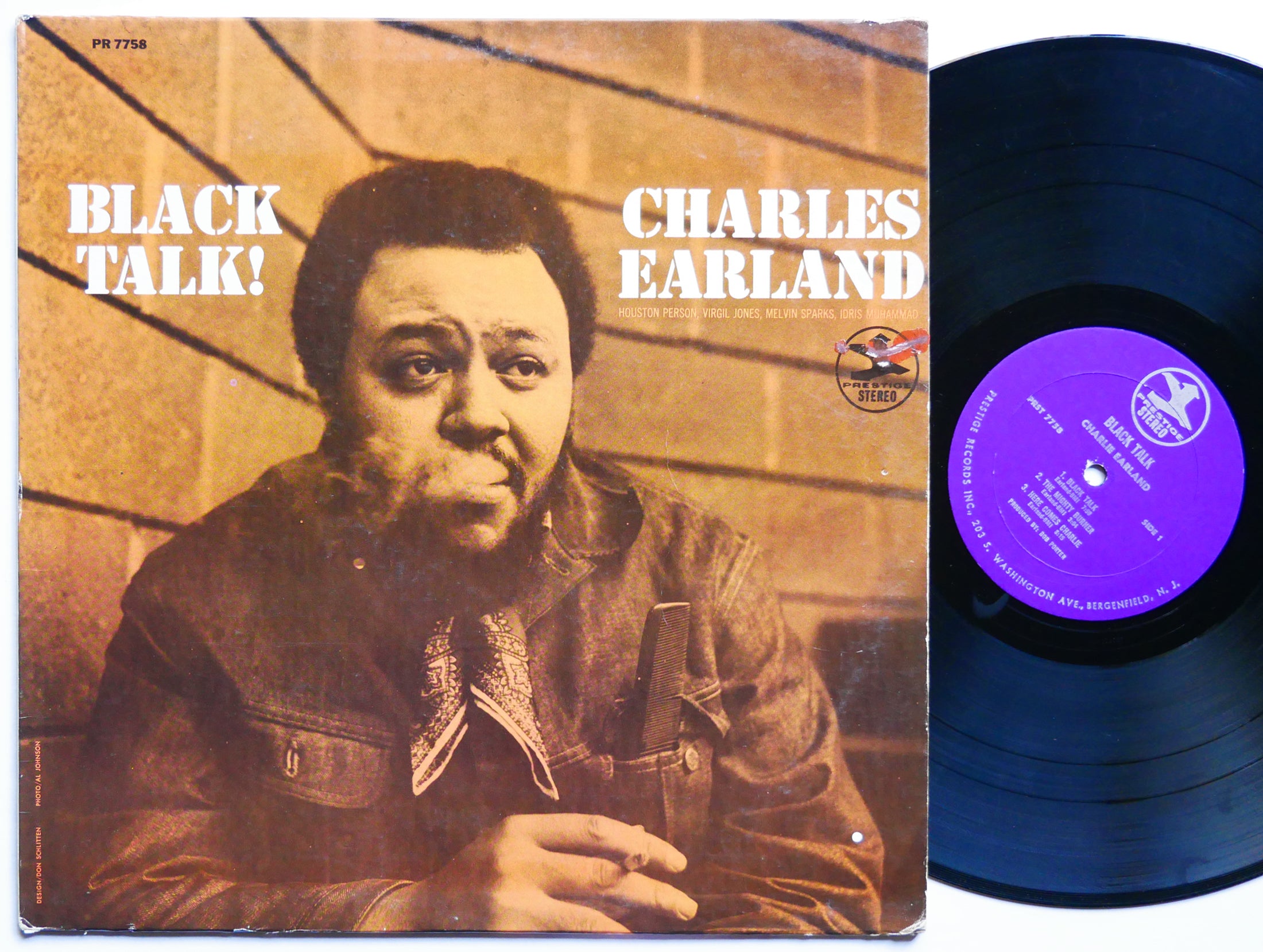 CHARLES EARLAND Black Talk! LP PRESTIGE PRST 7758 US 1970 RVG Melvin Sparks