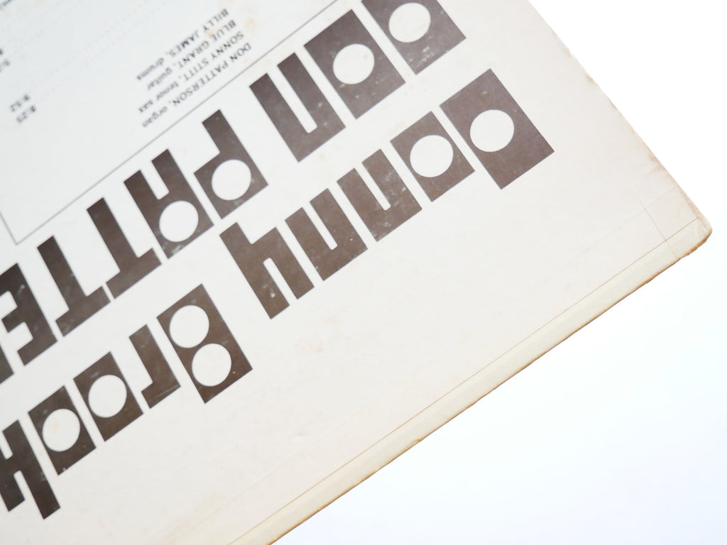 DON PATTERSON SONNY STITT Donny Brook LP PRESTIGE PRST 7816 US 1970 Grant Green