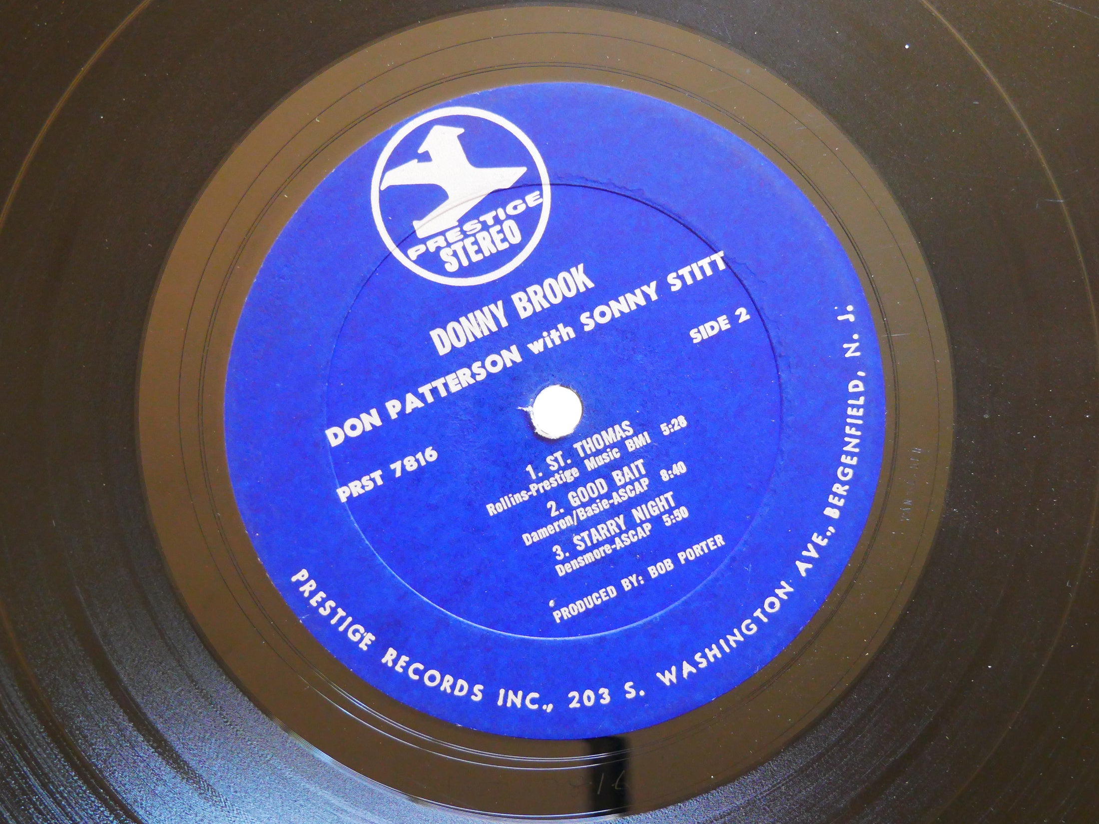 DON PATTERSON SONNY STITT Donny Brook LP PRESTIGE PRST 7816 US 1970 Grant Green