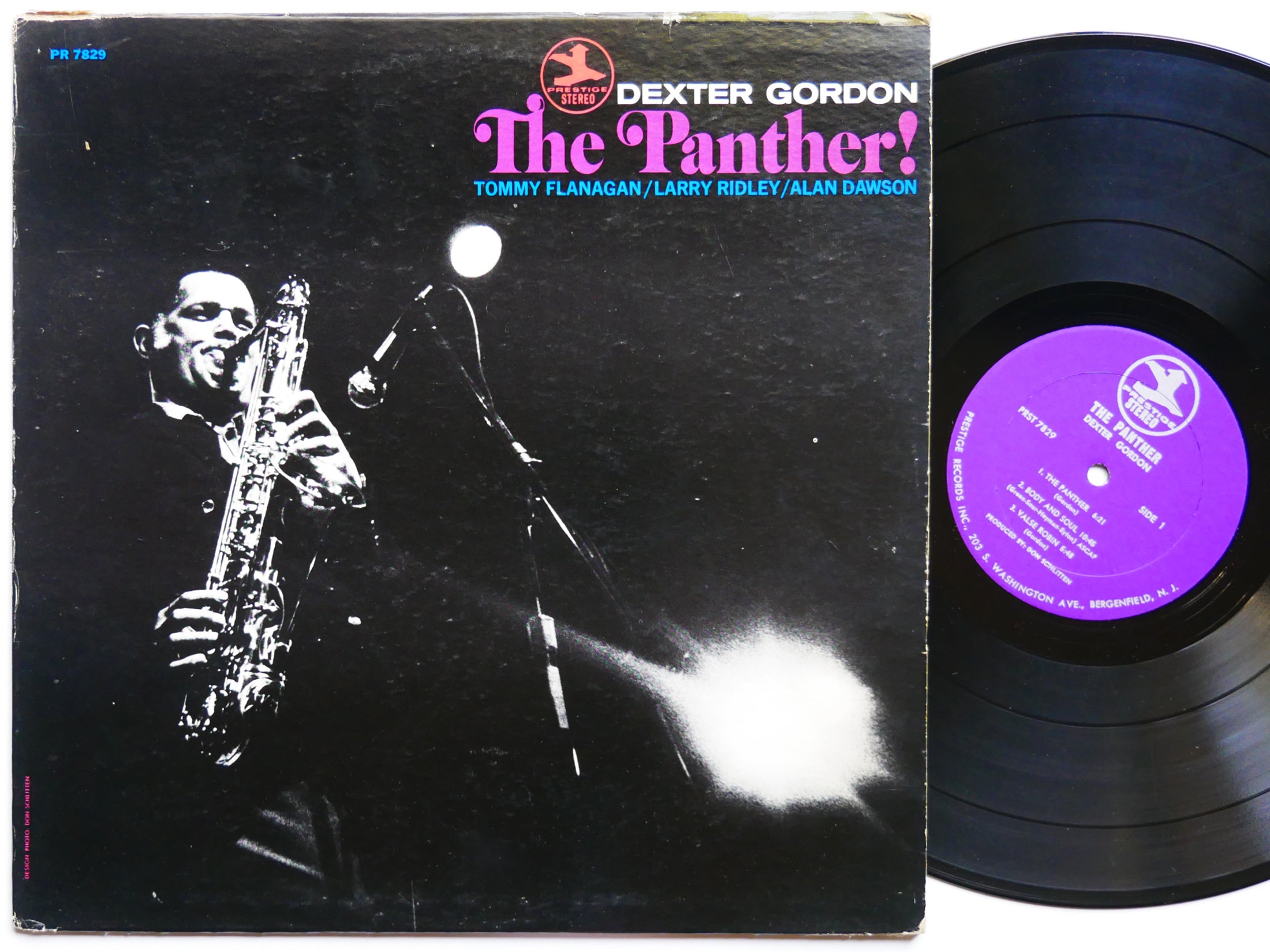 DEXTER GORDON The Panther! LP PRESTIGE PRST 7829 US 1970 JAZZ Tommy Flanagan VG+