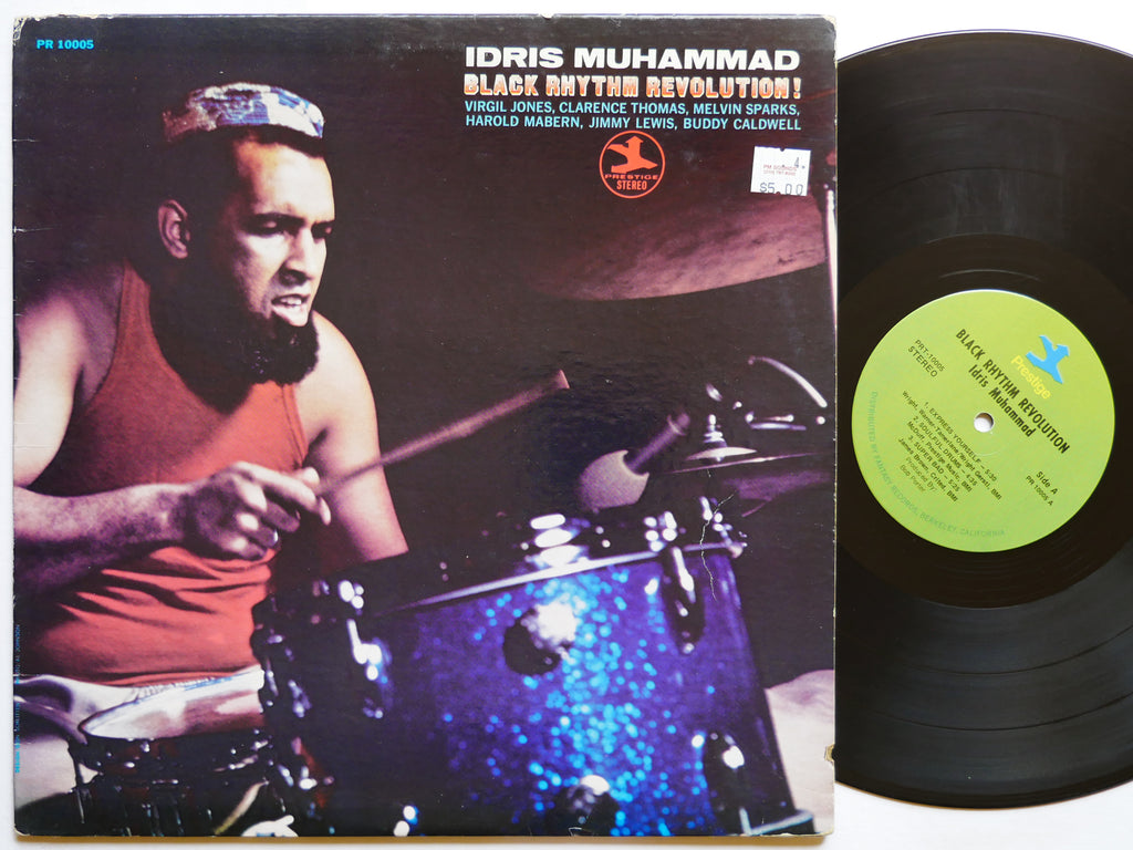 IDRIS MUHAMMAD Black Rhythm Revolution LP PRESTIGE PRT-10005 Melvin Sparks