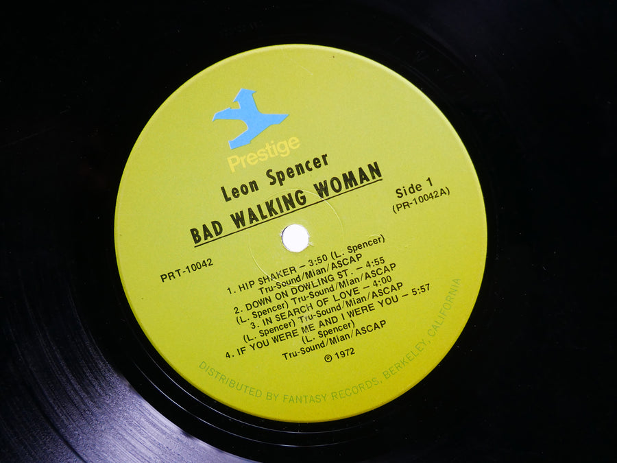 LEON SPENCER Bad Walking Woman LP PRESTIGE PRST-10042 US 1972 Idris Muhammad