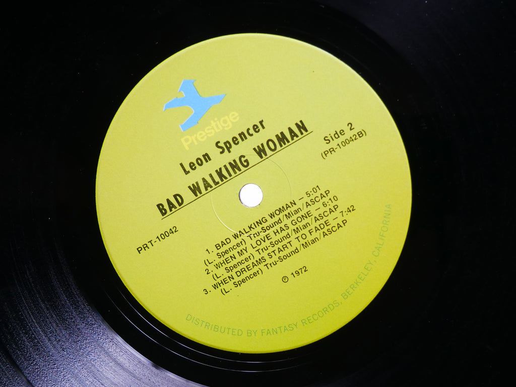 LEON SPENCER Bad Walking Woman LP PRESTIGE PRST-10042 US 1972 Idris Muhammad
