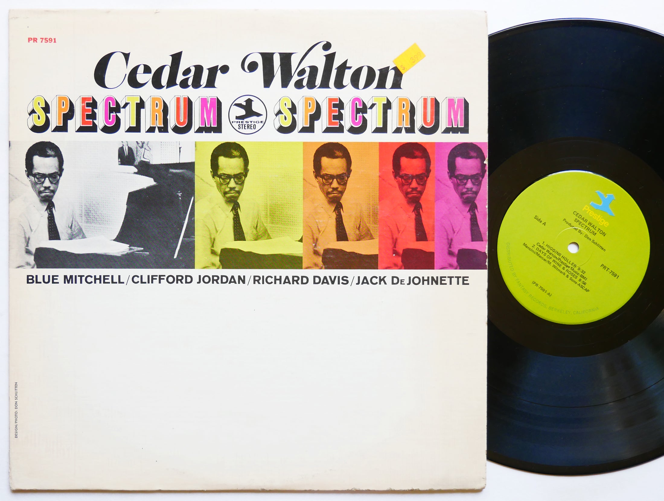 CEDAR WALTON Spectrum LP PRESTIGE PR 7591 Clifford Jordan Blue Mitchell VG+