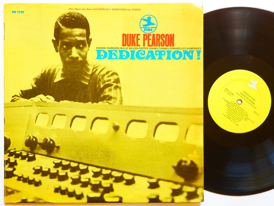 DUKE PEARSON Dedication! LP PRESTIGE PRT-7729 Freddie Hubbard Pepper Adams