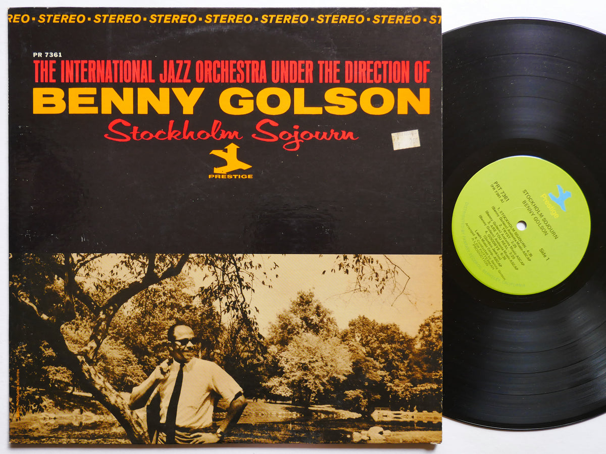 BENNY GOLSON Stockholm Sojourn LP PRESTIGE 7361 Grachan Moncur III Cecil Payne