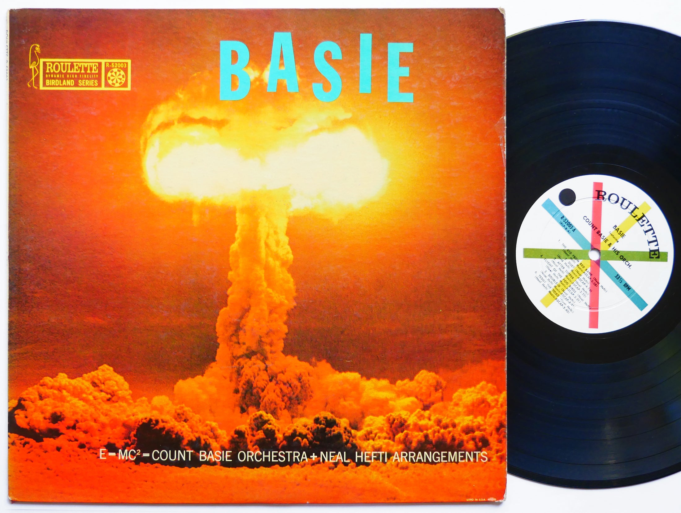 COUNT BASIE NEAL HEFTI Basie LP ROULETTE R-52003 US 1958 DG MONO Frank Foster