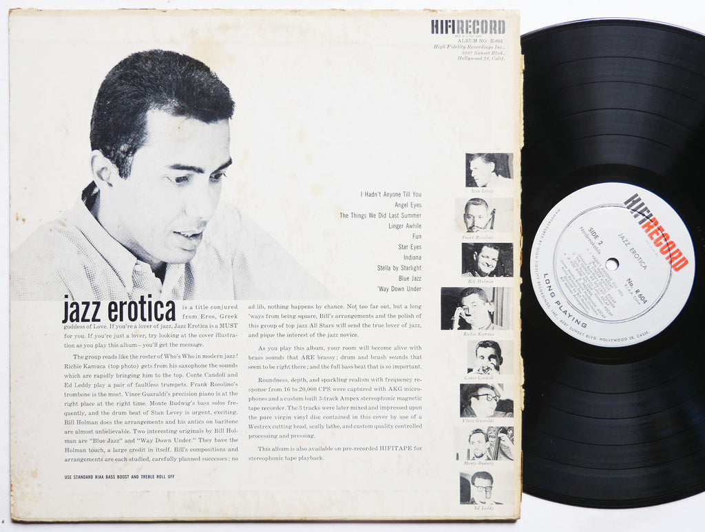 RICHIE KAMUCA BILL HOLMAN Jazz Erotica LP HIFI R 604 US 1957 MONO Vince Guaraldi