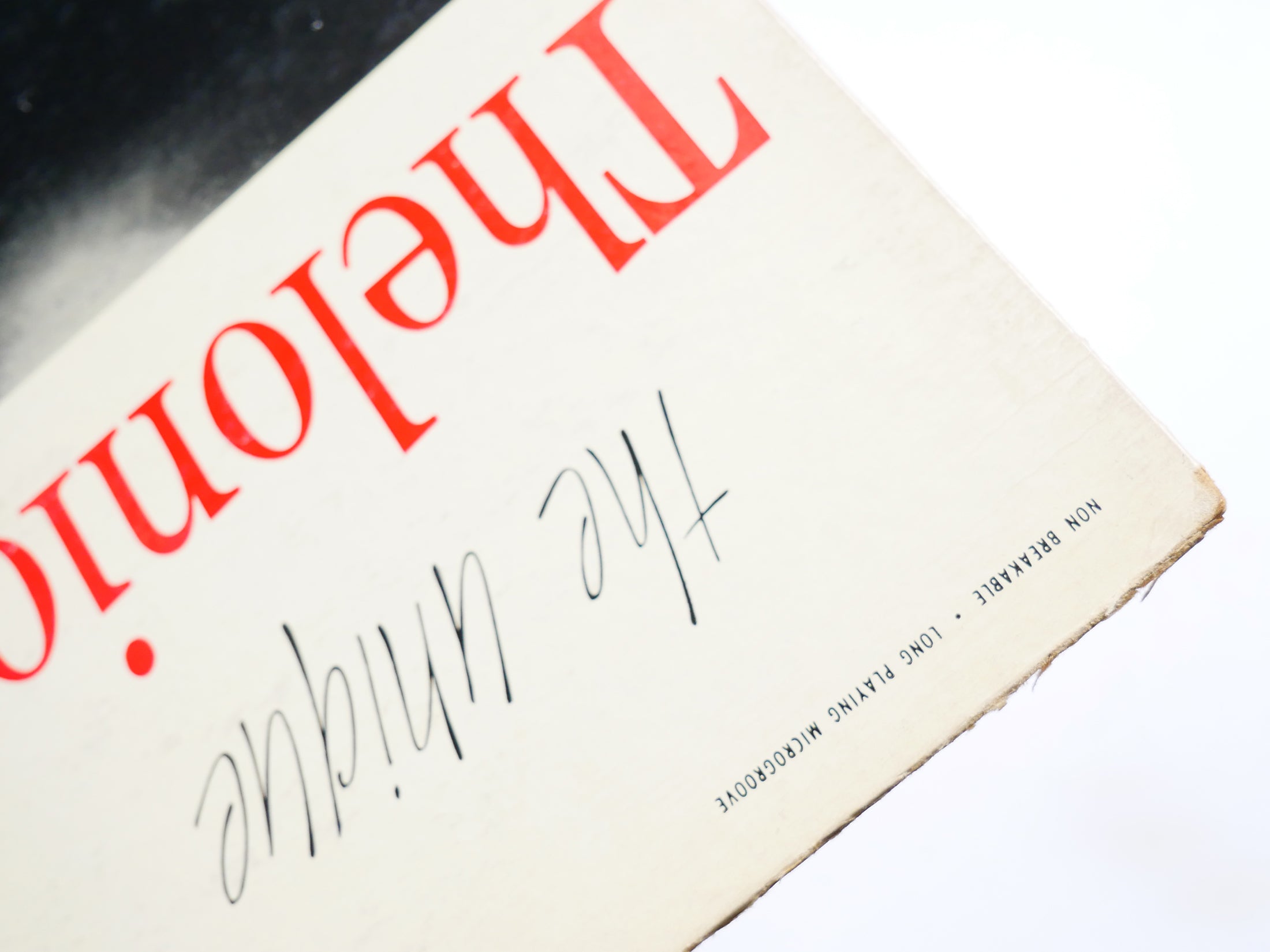 THELONIOUS MONK The Unique LP RIVERSIDE RLP 12-209 US 1956 DG MONO Art Blakey