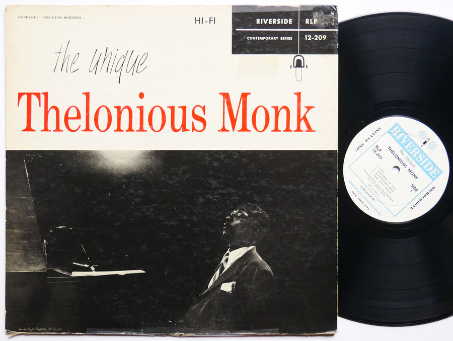 THELONIOUS MONK The Unique LP RIVERSIDE RLP 12-209 US 1956 DG MONO Art Blakey