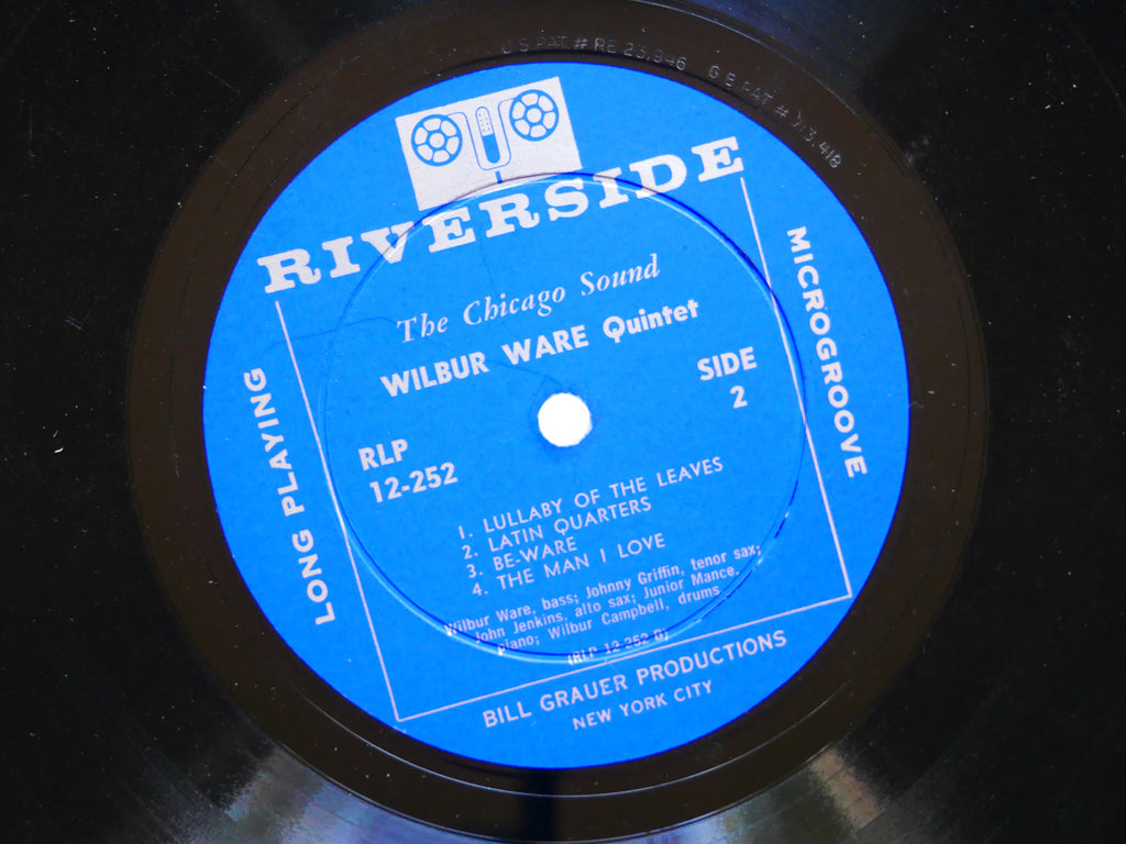 WILBUR WARE JOHNNY GRIFFIN The Chicago Sound LP RIVERSIDE RLP 12-252 US '58 MONO