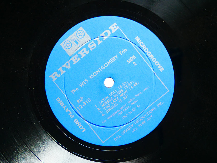 WES MONTGOMERY Trio LP RIVERSIDE RECORDS RLP 12-310 US 1962 DG MONO Melvin Rhyne