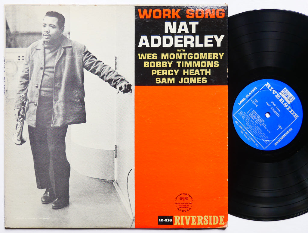NAT ADDERLEY Work Song LP RIVERSIDE RLP 12-318 MONO Wes Montgomery Bobby Timmons