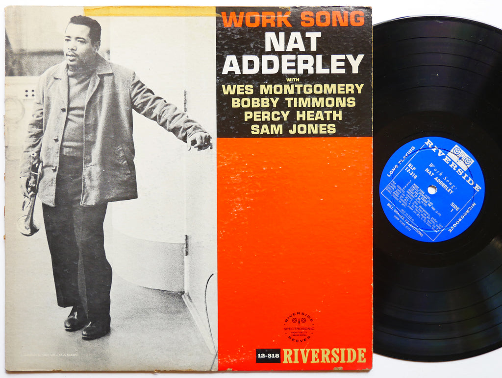 NAT ADDERLEY Work Song LP RIVERSIDE RLP 12-318 MONO Wes Montgomery Bobby Timmons