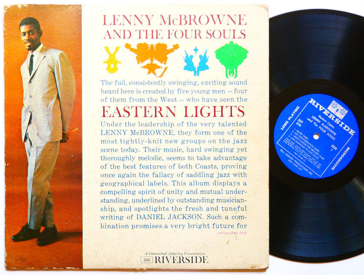 LENNY MCBROWNE Eastern Lights LP RIVERSIDE RECORDS RLP346 US 1960 MONO Don Sleet