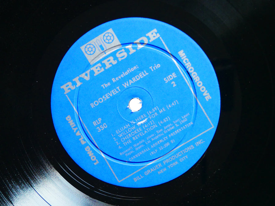 ROOSEVELT WARDELL The Revelation LP RIVERSIDE RLP 350 US 1960 DG MONO Sam Jones