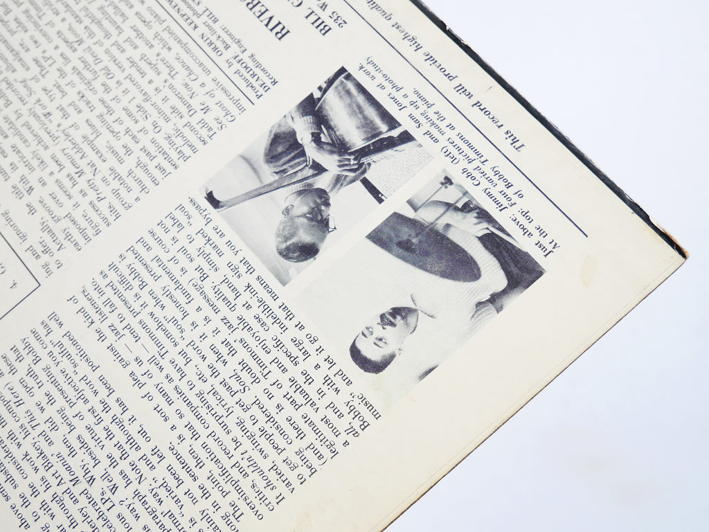 BOBBY TIMMONS TRIO Easy Does It LP RIVERSIDE RLP 363 US 1961 DG MONO Sam Jones