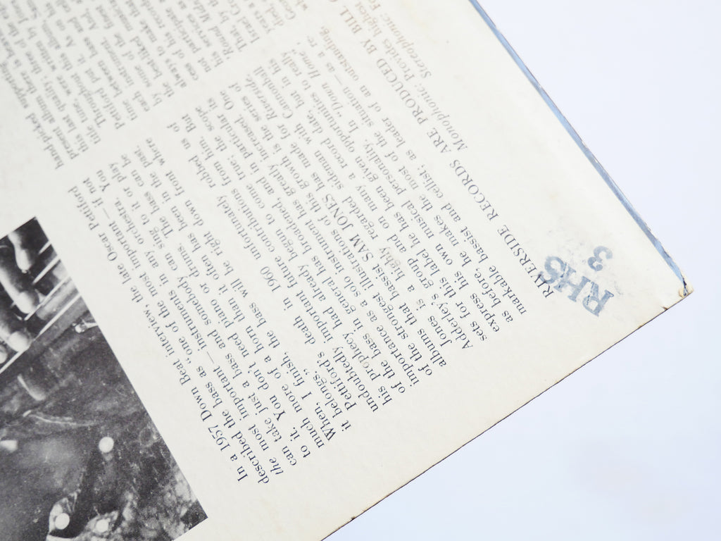 SAM JONES & Co. Down Home LP RIVERSIDE RLP 432 MONO Blue Mitchell Wynton Kelly